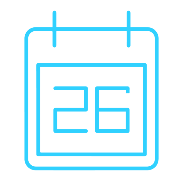 GNC Icon - Calendar - Light Blue