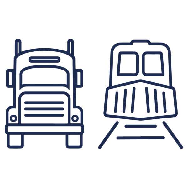 GNC Icon - Truck and Train - Navy Blue