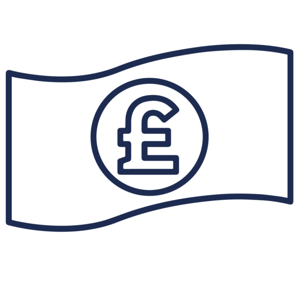 GNC Icon - Cash Pound - Navy Blue