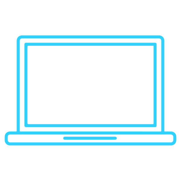 GNC Icon - Laptop - Light Blue