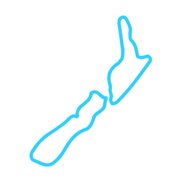GNC Icon - New Zealand - Light Blue