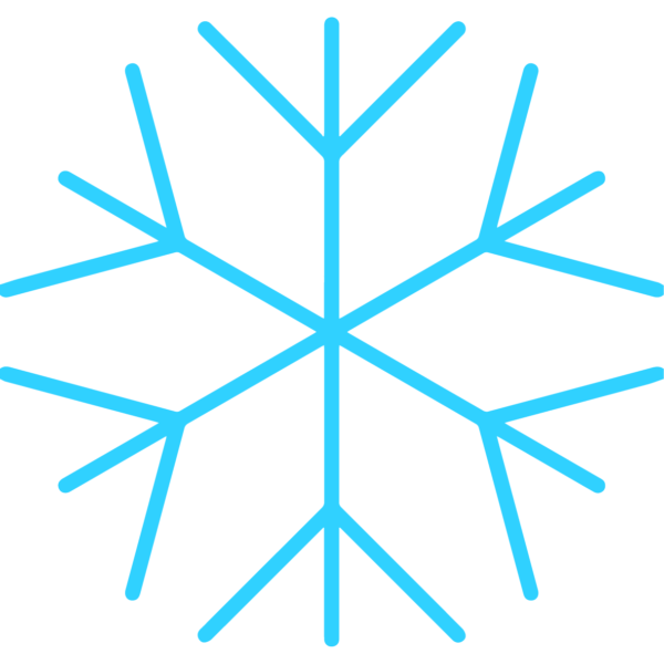 GNC Icon - Snowflake - Light Blue