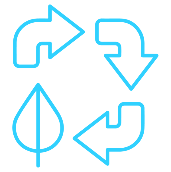 GNC Icon - Recycling - Light Blue