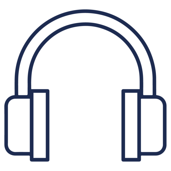 GNC Icon - Headphones - Navy Blue