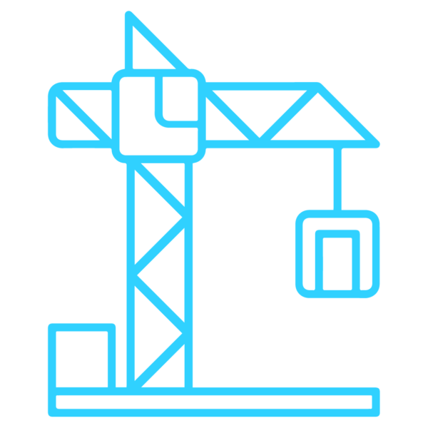 GNC Icon - Crane - Light Blue
