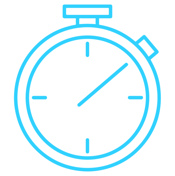 GNC Icon - Stopwatch - Light Blue