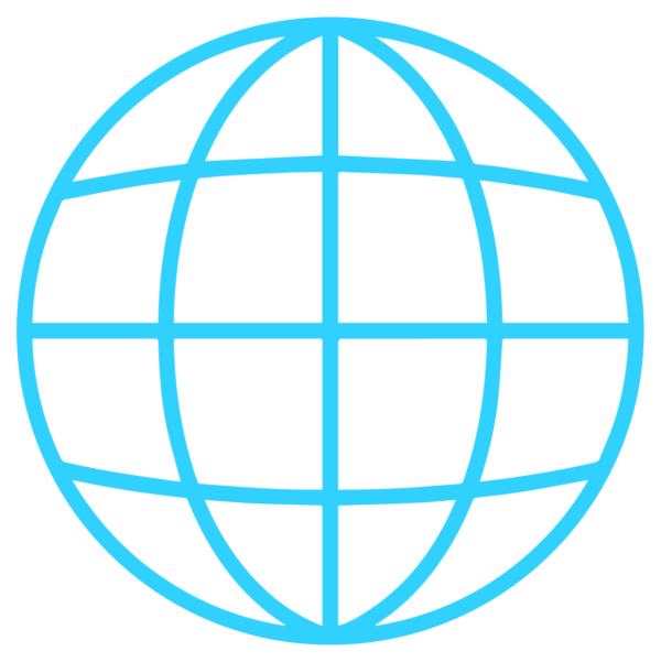 GNC Icon - Globe 2 - Light Blue