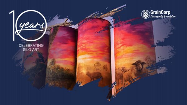 GrainCorp Teams Backgrounds - Celebrating 10 years of silo art Thallon option 1
