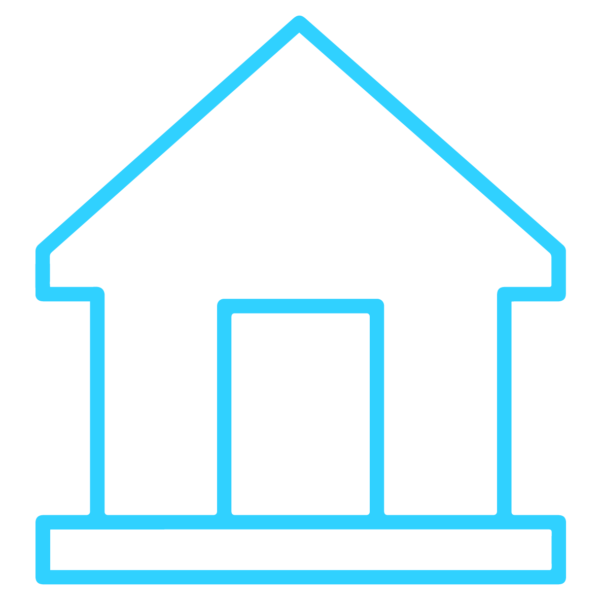 GNC Icon - Home - Light Blue